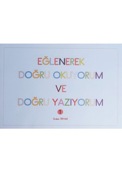 Disleksi Seti Dislektik Bireyler İçin Okuma-Yazma Seti modelleri