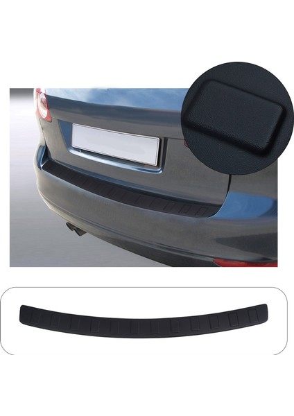 Volkswagen Golf 6 Plus Uyumlu 2009-2014 Abs Arka Tampon Üstü Koruma
