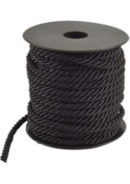 Kordon İp 5 mm Siyah