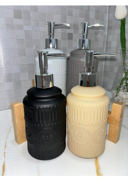 450 ml Tezgah Üstü Cam Asorti Banyo Mutfak Sıvı Sabunluk modelleri