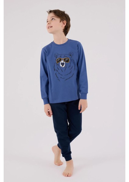 Uzun Kol Erkek Çocuk Pijama Takım 3659