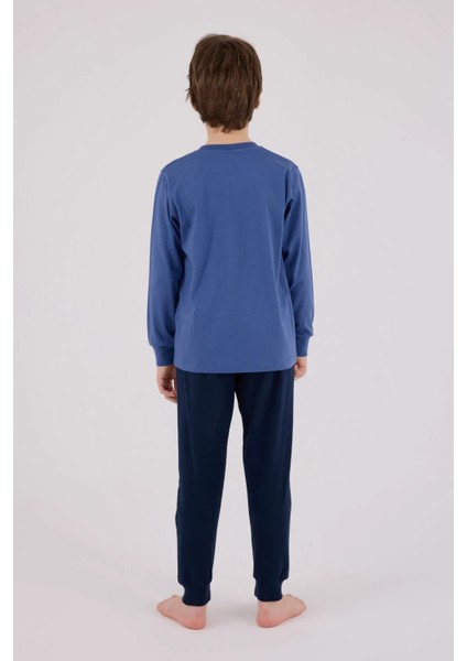 Uzun Kol Erkek Çocuk Pijama Takım 3659 indirimleri