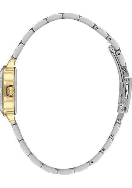 Daniel Klein DKE.1.10951-5 Dikdörtgen Kasa Taşlı Tasarım Metalik-Altın Renk Kadın Kol Saati fiyatları