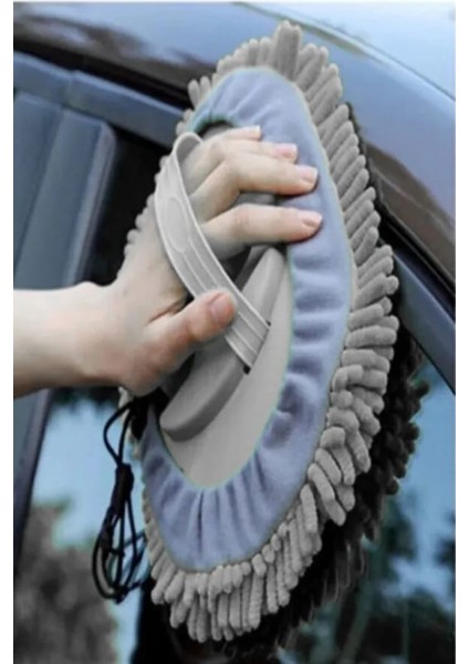 Çok Fonksiyonlu 2 In 1 Mikrofiber Araba Yıkama Fırçası Teleskopik Uzun Saplı Detay Fırçası Oto Mopu fırsatları