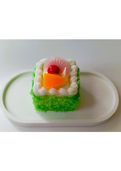 Pasta Şeklinde Yeşil Eğlenceli 3 Boyutlu Buzdolabı Magneti - Mutfak Dekoru