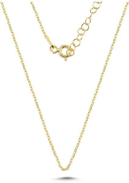 925 Ayar Gümüş 30 Forse Kalınlık 45 cm Düz Model Zincir