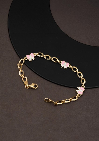 Fiyonklu 14 Ayar Altın Çocuk Künye fırsatları