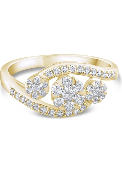 0.66 Karat Pırlanta Yüzük, Gerçek Pırlanta, Sertifikalı Mücevher