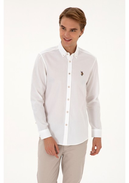 Erkek Beyaz Gömlek Basic 50307677-VR013 modelleri