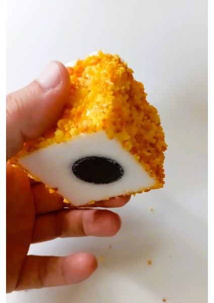 Gerçekçi 3D Meyveli Pasta Turuncu Buzdolabı Magneti - Mutfak Dekorasyon ve Hediyelik Eşya modelleri