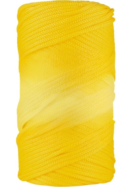 Makrome İpi 3mm Polyester Canlı Sarı