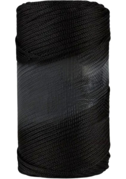 Makrome İpi 3mm Polyester Siyah