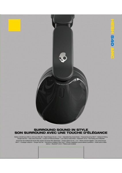 Hesh 540 Anc Kablosuz Kulaklık Siyah S6HAW-T740 indirimleri
