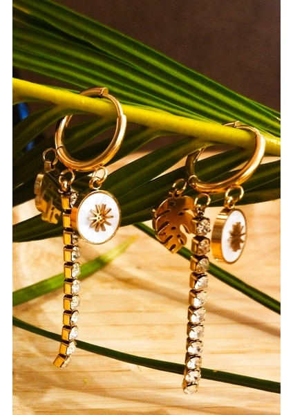 Lüks Figürlü Gösterişli Sallantılı Küpe