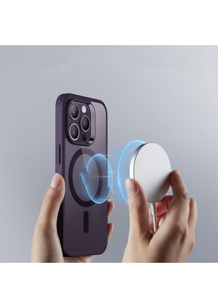 iPhone 14 Pro Max Kamera Çıkıntılı Şarj Destekli Kenarı Renkli Hassas Butonlu Magsafe Kılıf modelleri