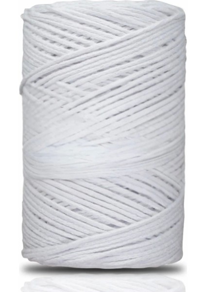 Pamuk Makrome 2 mm Beyaz