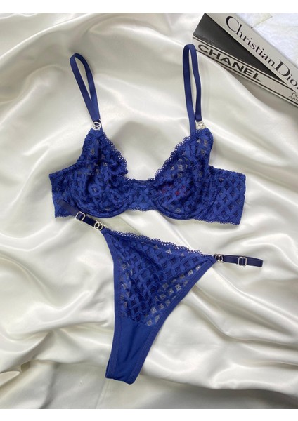 Lingerie Dantelli Şeffaf Bralet & Külot Takımı fiyatları