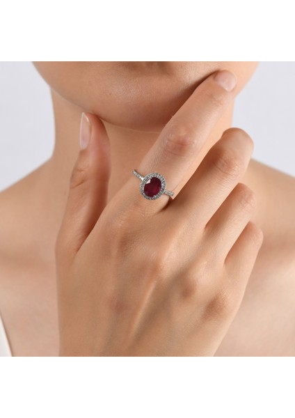 3.21 Karat Pırlanta Yakut Yüzük, Gerçek Pırlanta, Sertifikalı Mücevher fiyatları