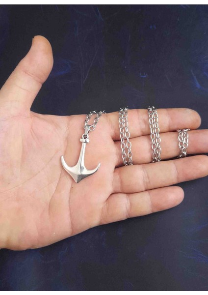 Erkek Kolye Çapa Sembol Kolye modelleri