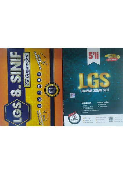 Mozaik Yayınları (Sınıf: 8) 7’li Deneme Seti+Özdebir 5’li Deneme Seti