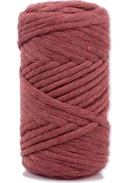 Pamuk Makrome 4 mm İp Kiremit