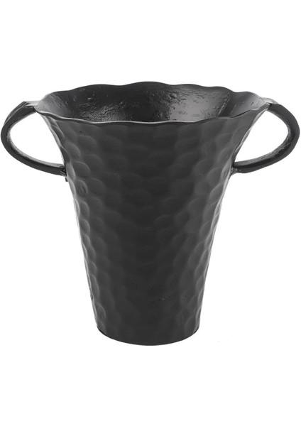 Mat Siyah Vazo 35 x 27 x 28 cm