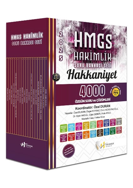 Hakkaniyet Hmgs Hakimlik Soru Bankası Seti 2025