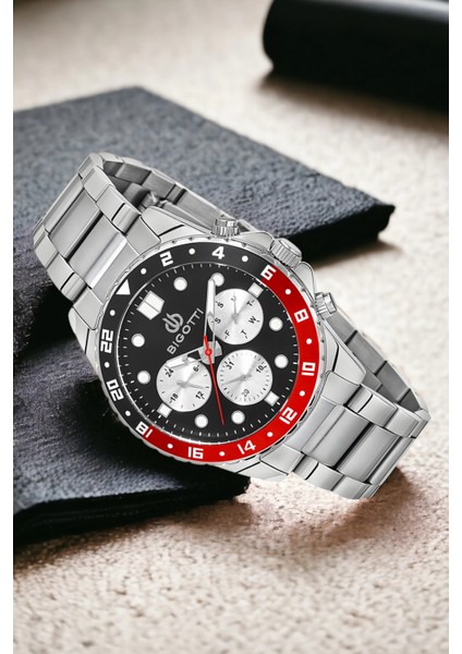 Fonksiyon Erkek Kol Saati Gümüş Renk BG.1.10189.1 Çelik Kasa&kordon+Bileklik Hediye ZMB013 modelleri