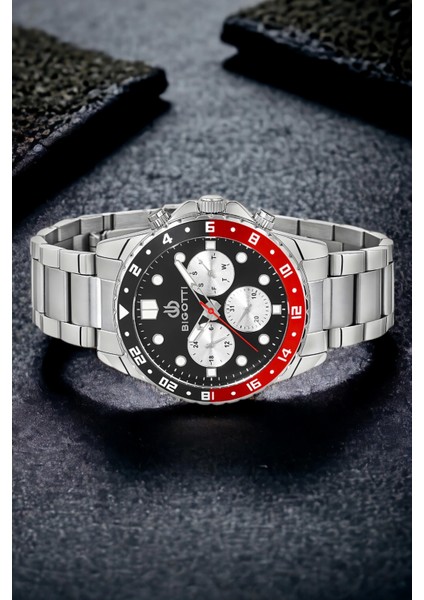 Fonksiyon Erkek Kol Saati Gümüş Renk BG.1.10189.1 Çelik Kasa&kordon+Bileklik Hediye ZMB013 fırsatları