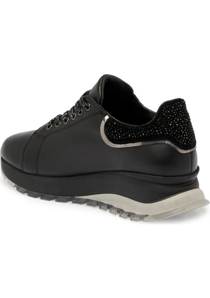 Siyah Hakiki Deri Kadın Sneaker - K24S1AY67534-A23 fiyatları