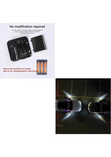 ( 2 x Adet ) 1 Takım Hd Projektör Pilli Angel Wings (Melek Kanatları) fiyatları