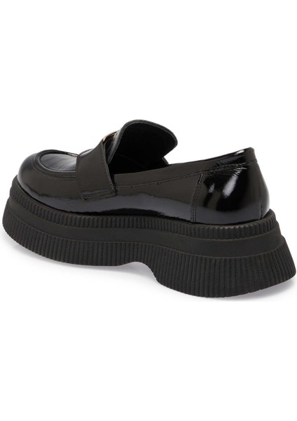 Siyah Hakiki Deri Kadın Makosen - K24S1AY67587-A07 fiyatları