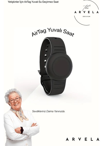 Alzheimer Hastaları Için Airtag Yuvalı Bileklik