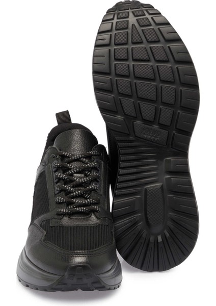 Siyah Deri - Tekstil Erkek Sneaker - E24S1AY57059-K0N fırsatları