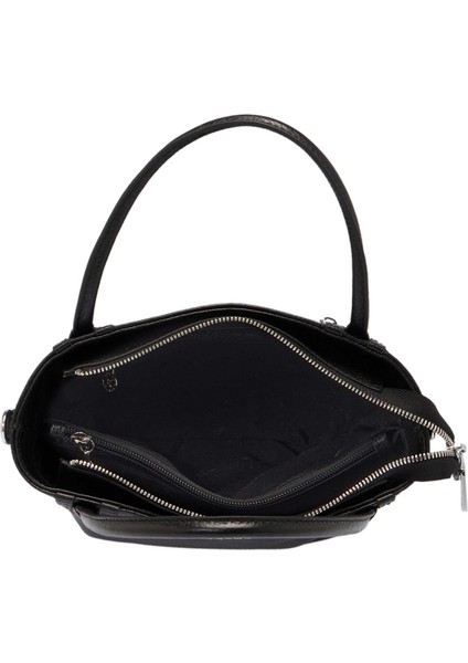 Siyah Hakiki Deri Kadın El Çantası - S25Y1BC80360-A41 fırsatları