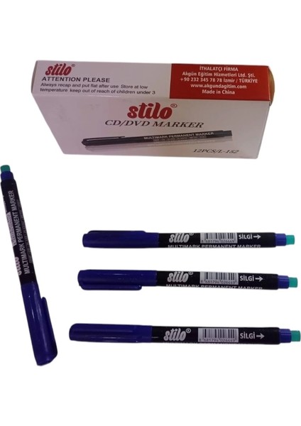 Silgili Asetat Kalemi - Mavi ( Üç Adet ) fiyatları