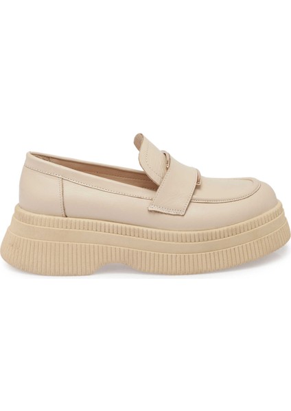 Krem Hakiki Deri Kadın Makosen - K24S1AY67587-A68 modelleri