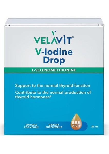 V-Lodine Drop İyot ve Selenyum İçeren Takviye Edici Gıda 25 ml
