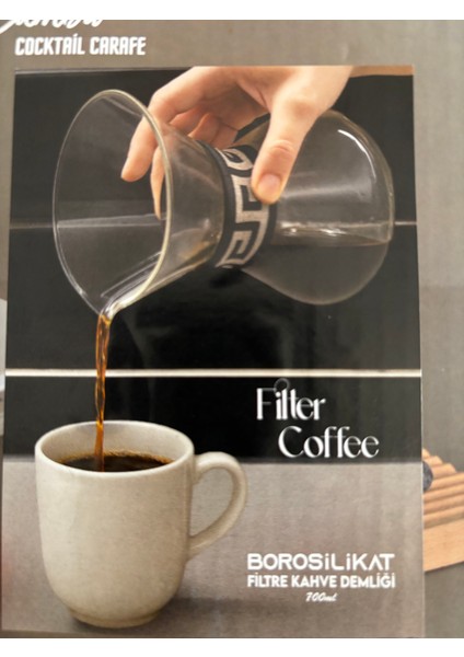 Cam Karaf Filtre Kahve