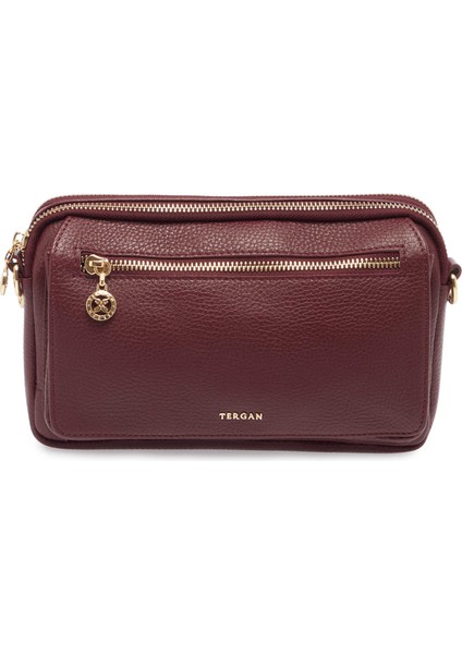 Bordo Hakiki Deri Kadın El Çantası - S25Y1BC79999-M71