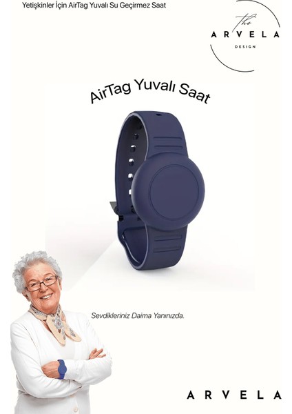 Alzheimer Hastaları Için Airtag Yuvalı Bileklik