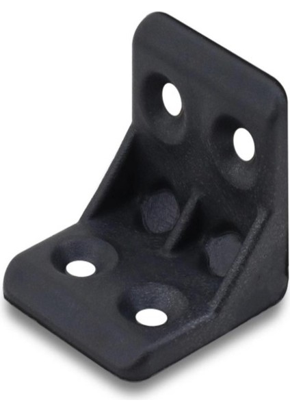 Plastik L Köşe Bağlantı Aparatı, L Plastik Gönye Köşebent Siyah 100 Adet indirimleri