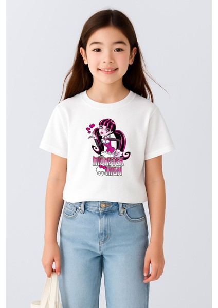 Monster High Tasarım Baskılı Tişört (4-13 Yaş) fiyatları