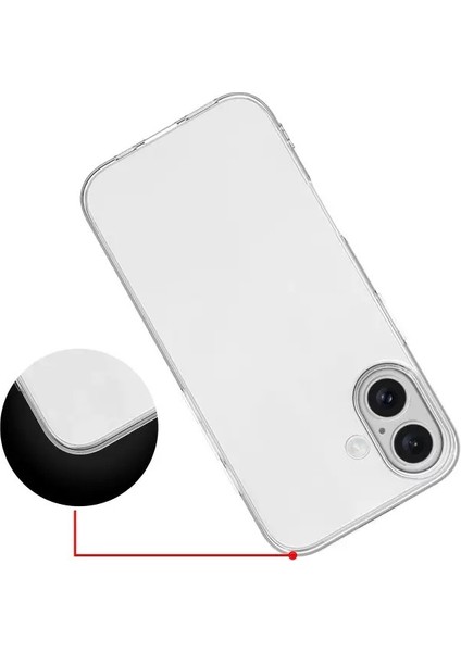 Apple iPhone 17 Kılıf Yumuşak Süper Silikon Kapak Şeffaf indirimleri