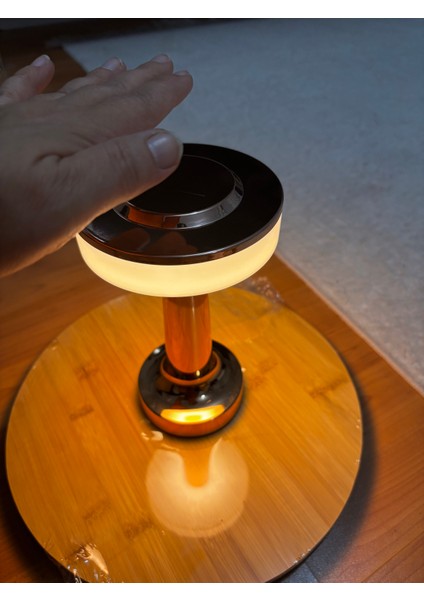 Bronz Dokunmatik Masa Lamba Tpc Şarjlı fırsatları