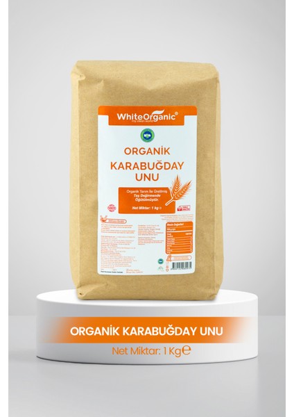 Organik Karabuğday Unu 1 kg (Greçka) Çiğ Karabuğday Unu