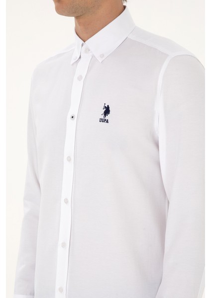 Erkek Beyaz Gömlek Basic 50307693-VR013