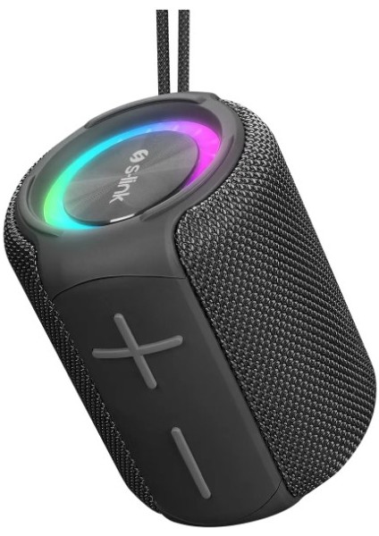 SS4506/BK Taşınabilir 8W Ses Çıkışı Rgb Bluetooth Hoparlör Siyah