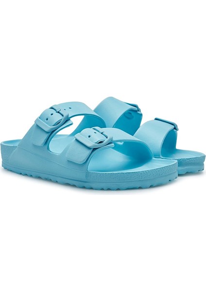 Unisex Terlik Çift Bantlı Tokalı Ayarlanabilir Hafif Rahat Esnek Yumuşak Sandalet 133 fiyatları