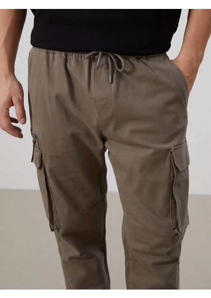 Xsıde Kahverengi Standart Kalıp Erkek Kargo Pantolon modelleri